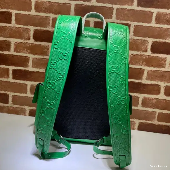 Firstbag ru GUCCI embossed GG backpack 0508